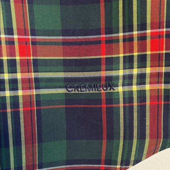 Daniel Cremieux Men's Plaid Shirt - Green and Red - Picture 3 of 7